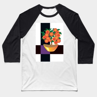 Tangerine tree in a golden vase Baseball T-Shirt